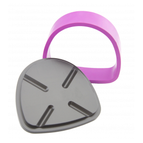 VERTYS SPLIT-CAST GUM 2 GOMMA VIOLA PER BASE ALLUMINIO 2PZ