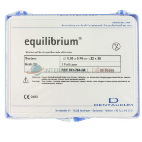 DENTAURUM ATT.EQUILIRIUM 2 ROTH22  20PCS