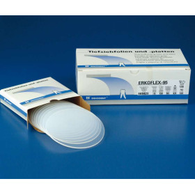 ERKODUR-AL D.125X125  0.8MM  CLEAR  100PZ