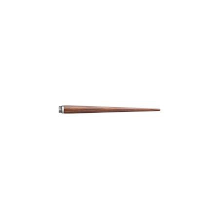 SMILE LINE WOODEN HANDLE IN VIOLETT WOOD,  SINGLE END