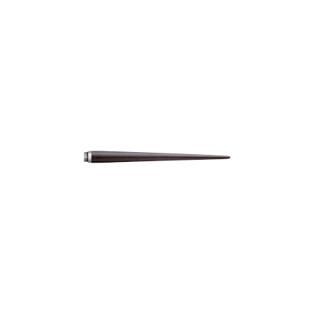 SMILE LINE WOODEN HANDLE IN EBONY OF MOZAMBIQUE, SINGLE END