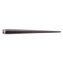 SMILE LINE WOODEN HANDLE IN EBONY OF MOZAMBIQUE, SINGLE END